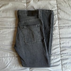Frye faded/washed black jeans